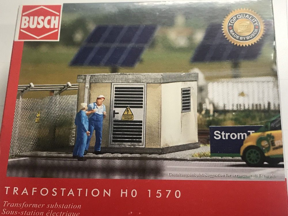 BUSCH HO SCALE TRANSFORMER #1570 NIB