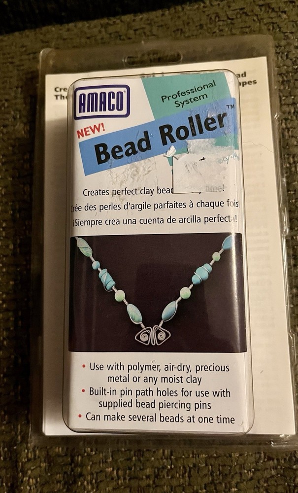 AMACO Bead Rollers Baking Rack Beveled Edge Cutters for Clay Polymer Air-dry