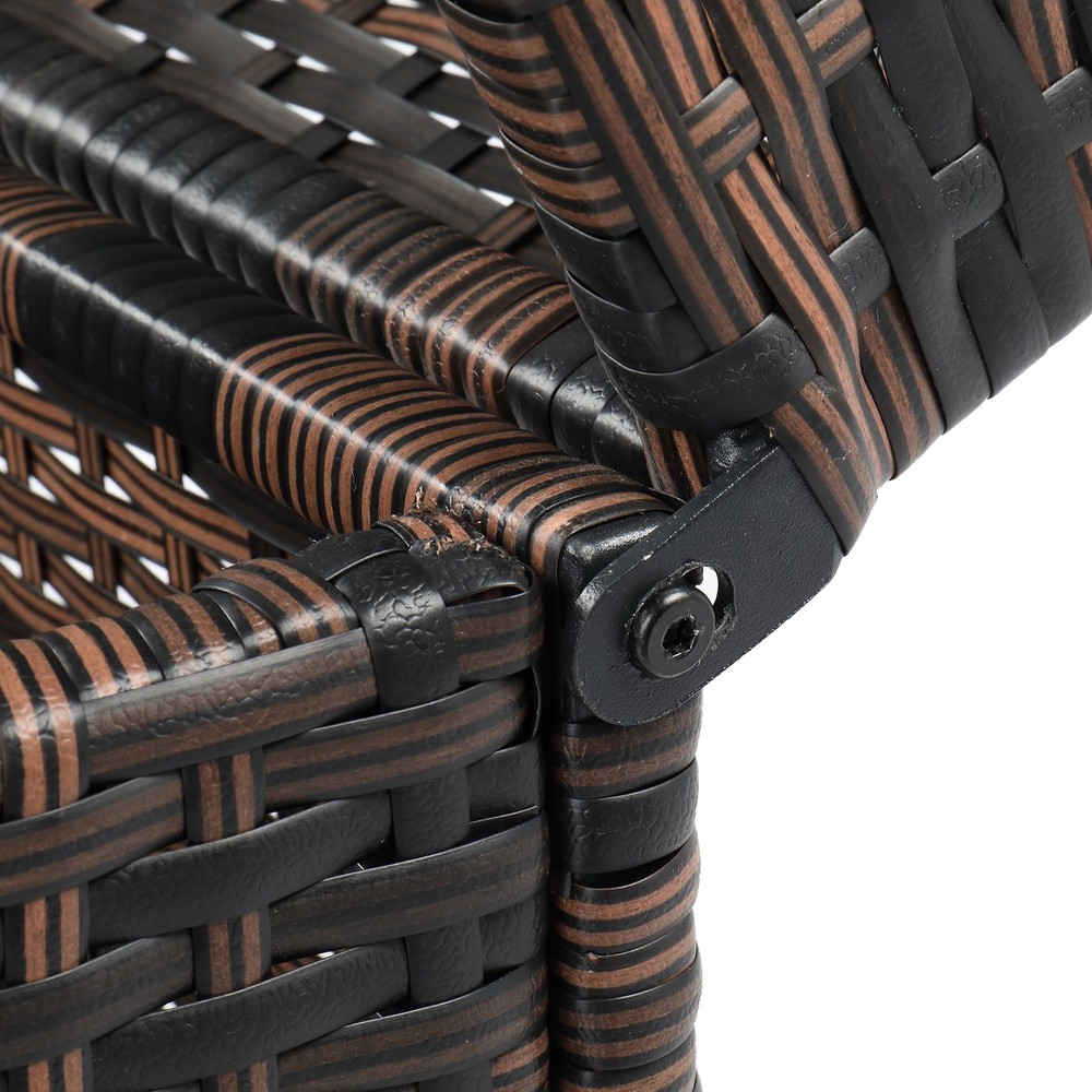 Simple And Practical Outdoor Deck Box Storage Box Brown Gradient, in stock