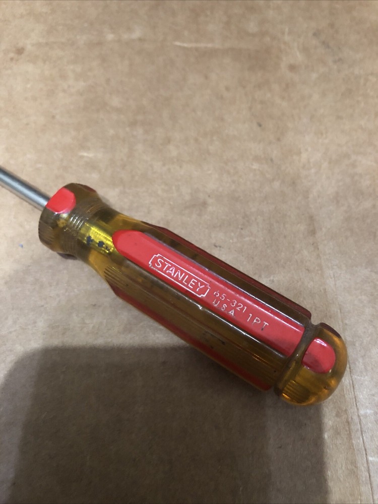 Vintage Stanley pc Phillips Screwdriver 65-321 1PT
