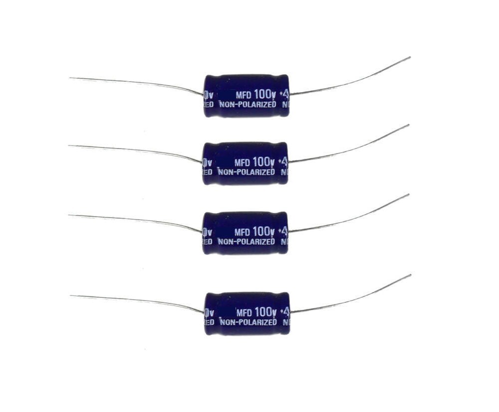 Install Bay CAP2 Non-Polarized Electrolytic Capacitor 3.3 uF 100V - 4PCS