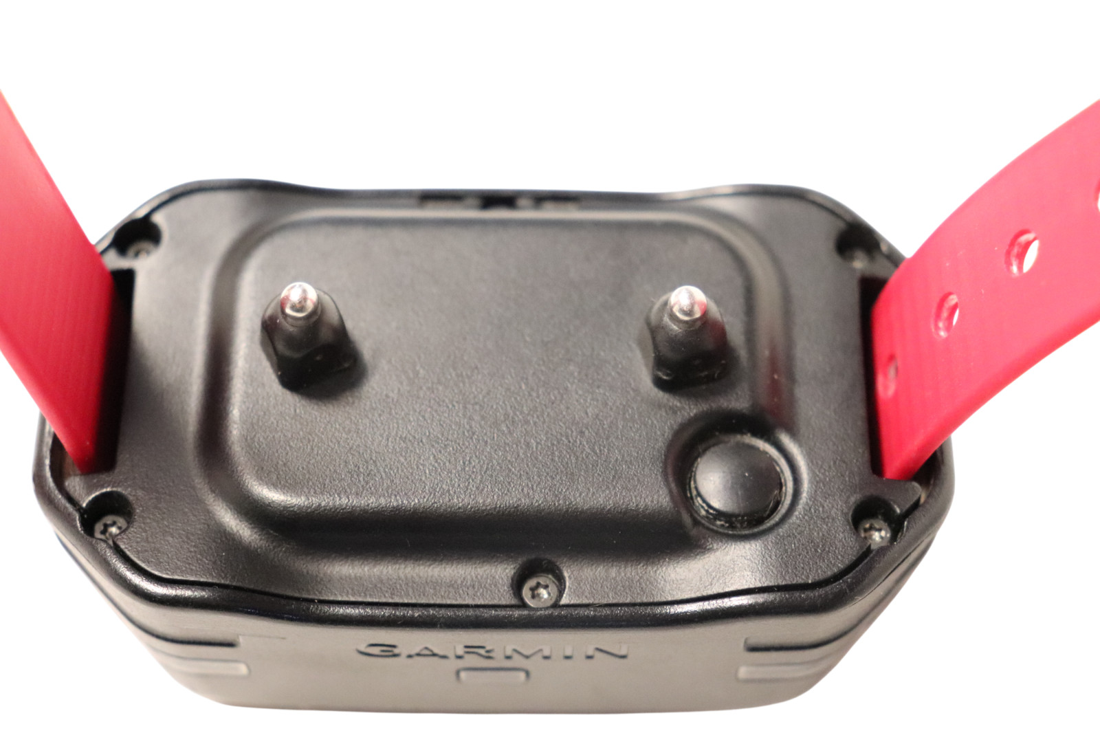 Garmin PRO Series PT6 Collar - Great Condition - Short Contacts - Red Strap