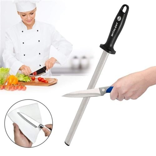 12" Diamond Knife Sharpener - Professional Kitchen & Cooking Blade Sharpening To