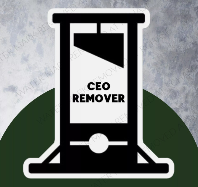 CEO Guillotine Bubble-free stickers