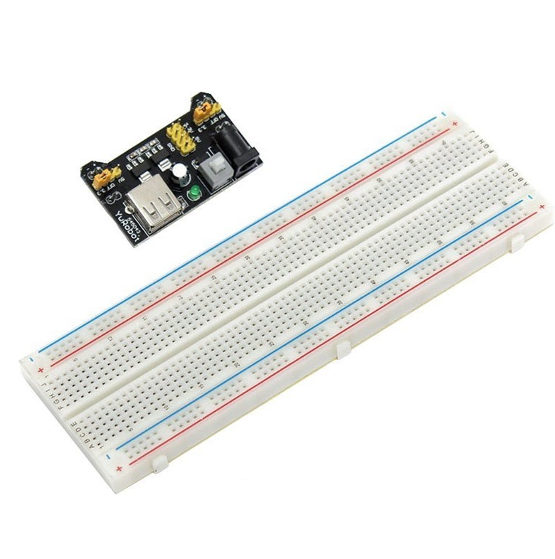 MB102 Breadboard Power Supply Module 3.3V 5V Board+Breadboard 830 Point