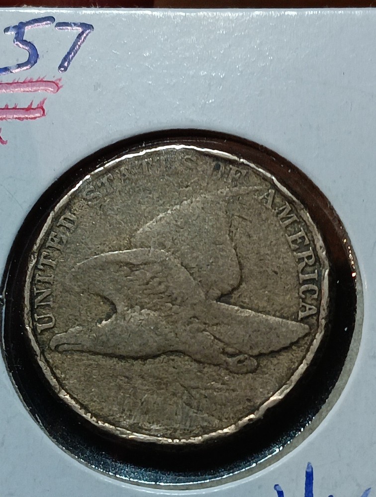 👉1857 Flying Eagle Penny Vg Choice  I/101
