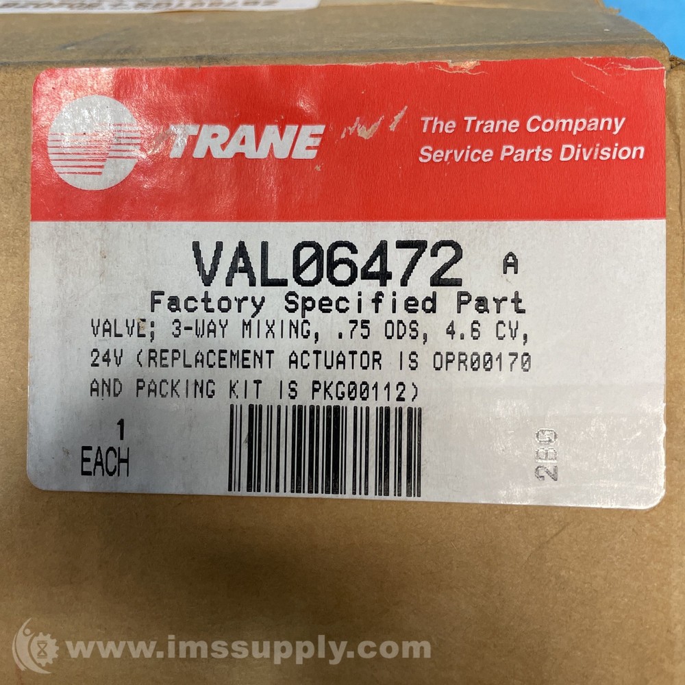 Trane val06472 FNOB
