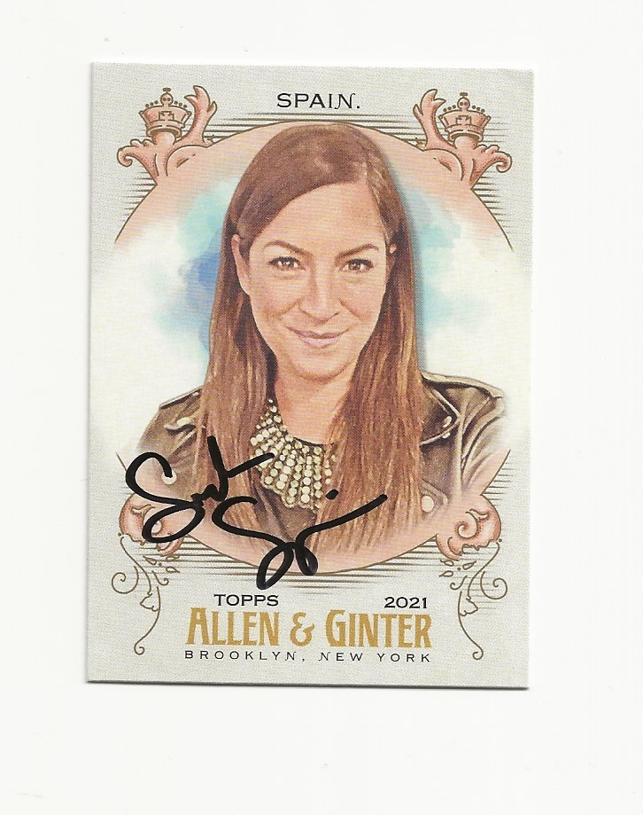 SARAH   SPAIN        AUTOGRAPHED    CARD