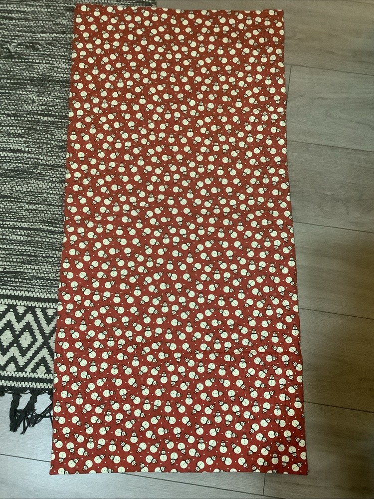 43” X 20.5” Handmade Snowman Wall Hanging/Table Runner