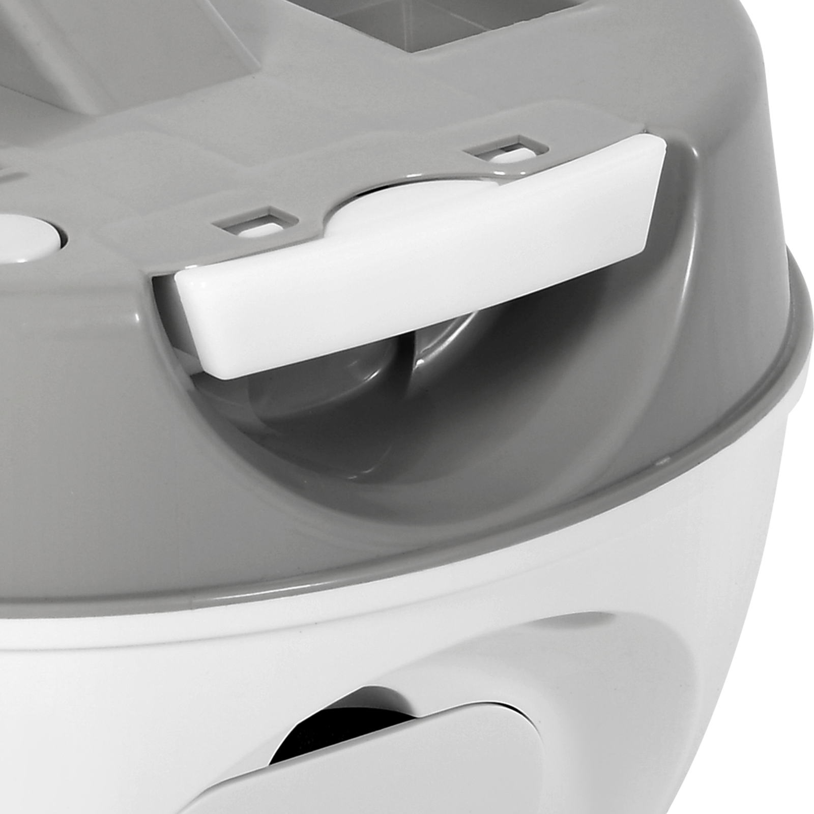 6.34 Gal Portable Toilet Porta Potty with Pressurized Flush Pump for Camping RV