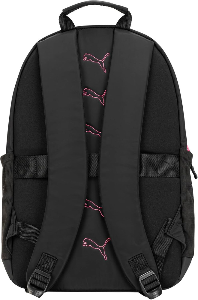 Juniper Backpack, Black/Pink, OS