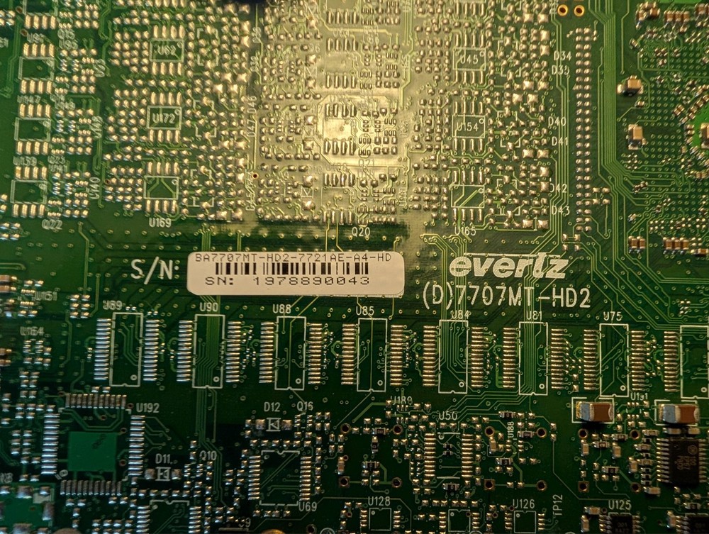 Evertz 7721AE-A4-HD Analog Audio Embedder card