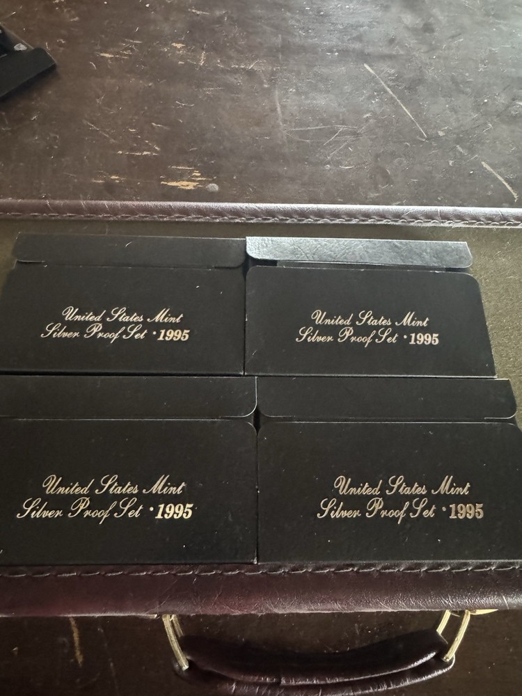 4-US Mint Silver Proof Set 5 Coin Includes 4 separate mint proof sets.