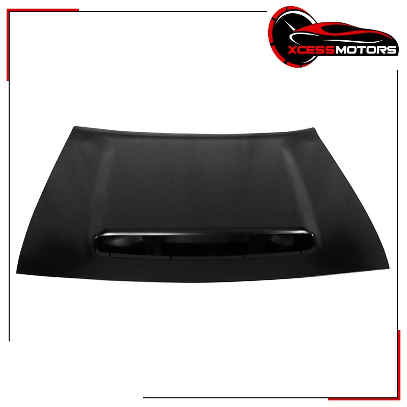 Fits 08-23 Dodge Challenger Demon Style Front Hood Panel Unpainted - Aluminum