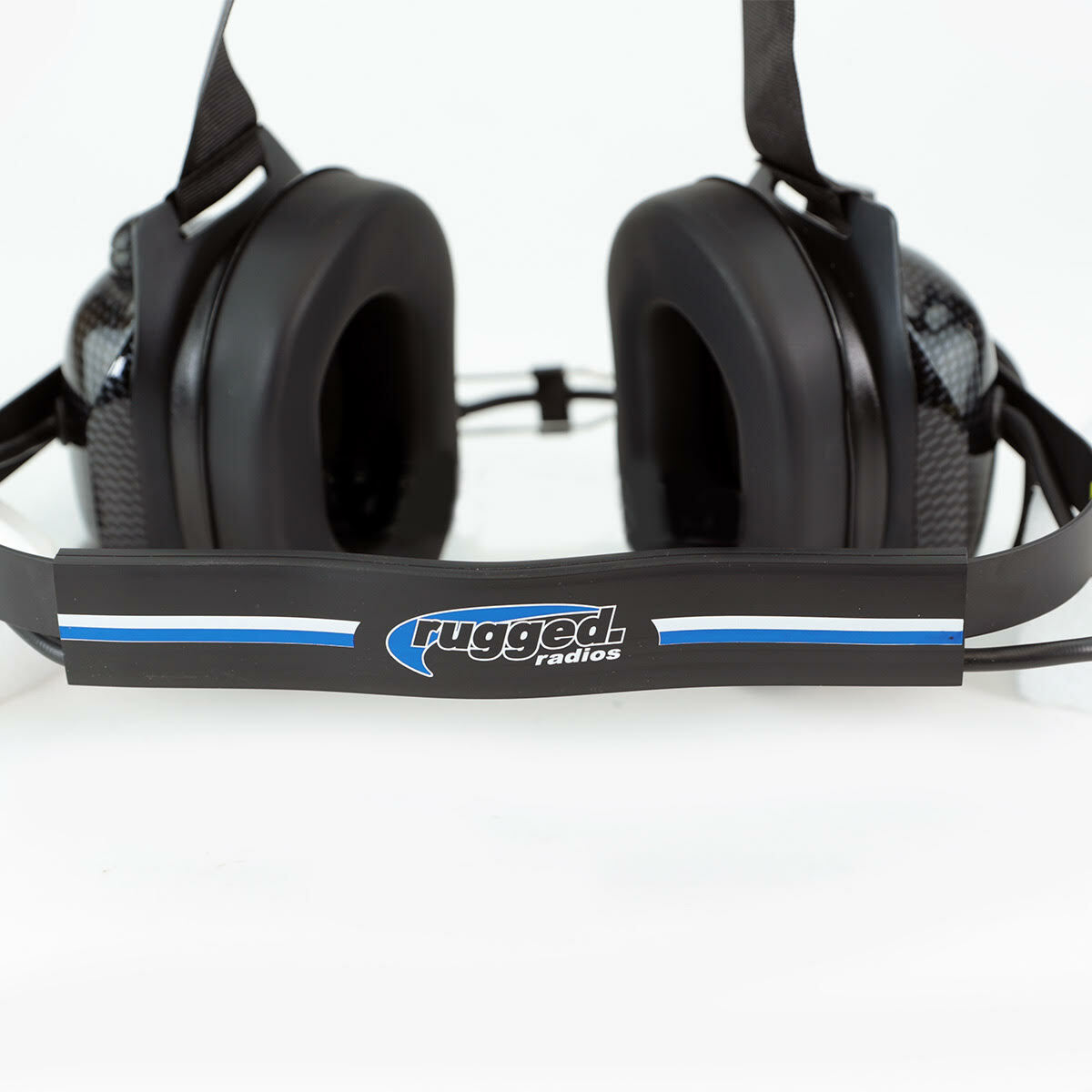 H41 Behind The Head Headset w/ Adapter Cable for Rugged Radios, Kenwood, Racing