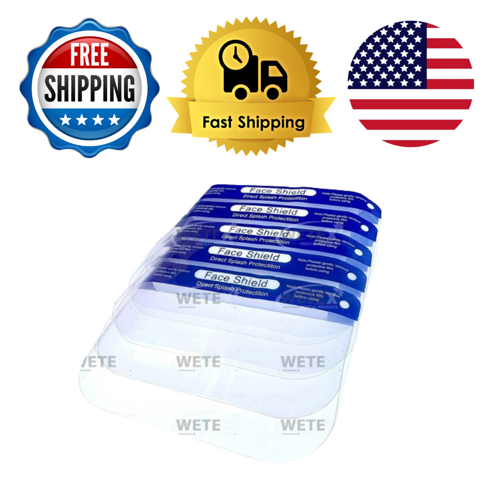 Reusable Full Face Shield Clear Washable High Quality Protective Gear