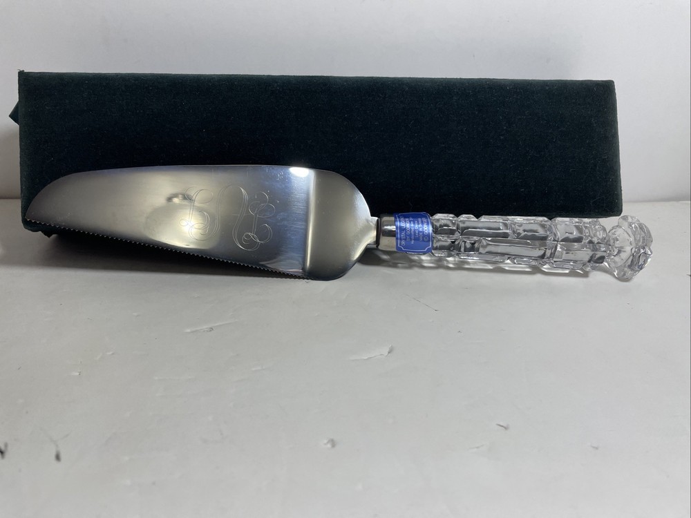 Crystal Legends By Godinger Cake Serving Knife With Box