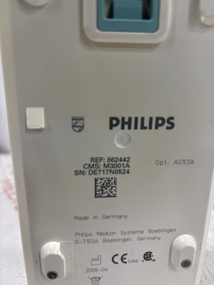 Philips M3001A-A01C06 Fast SpO2, NIBP, ECG, Temp, IBP MMS Module