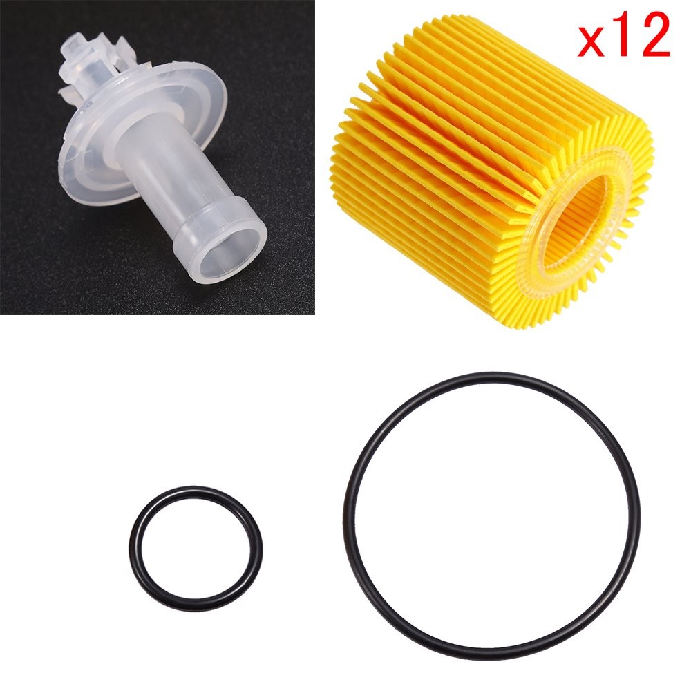 MDEOOSKY 12Pcs Engine Oil Filter Sets Replacement for Toyota, Lexus, M