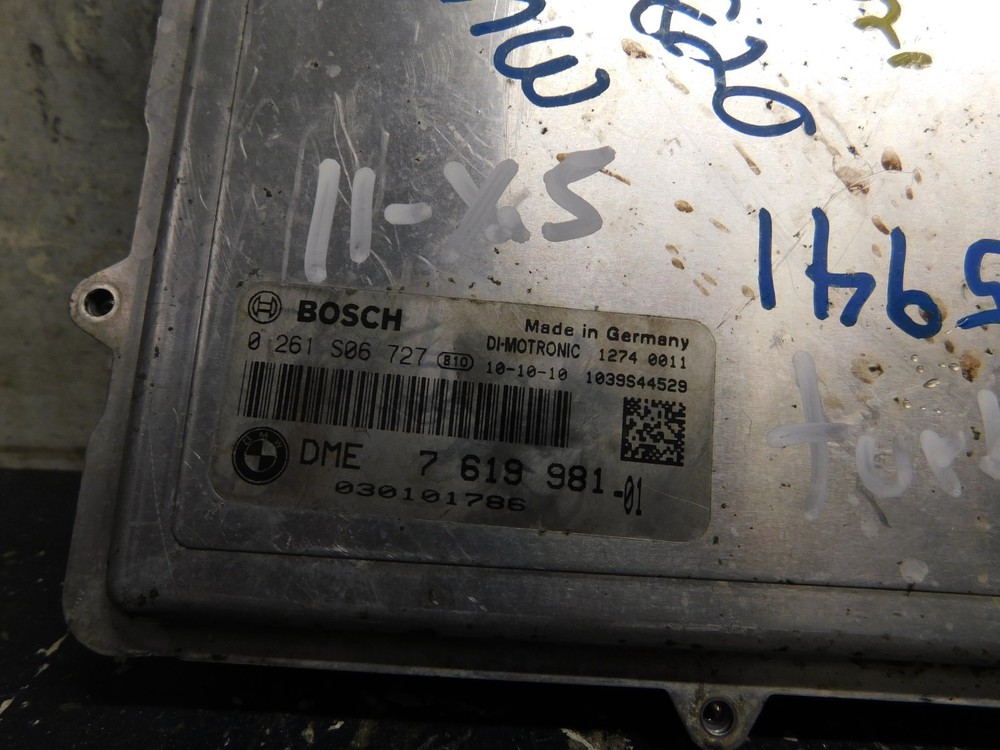 2011 - 2012 BMW X5 3.0L ENGINE COMPUTER CONTROL MODULE ECU ECM PCM DME 7 619981