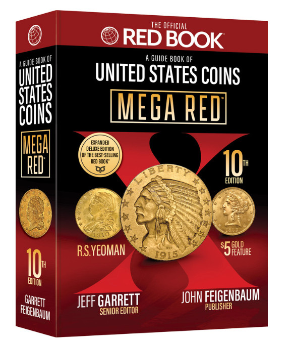 Mega Red: A Guide Book of United States Coins, Deluxe 10th Edition - Softcover