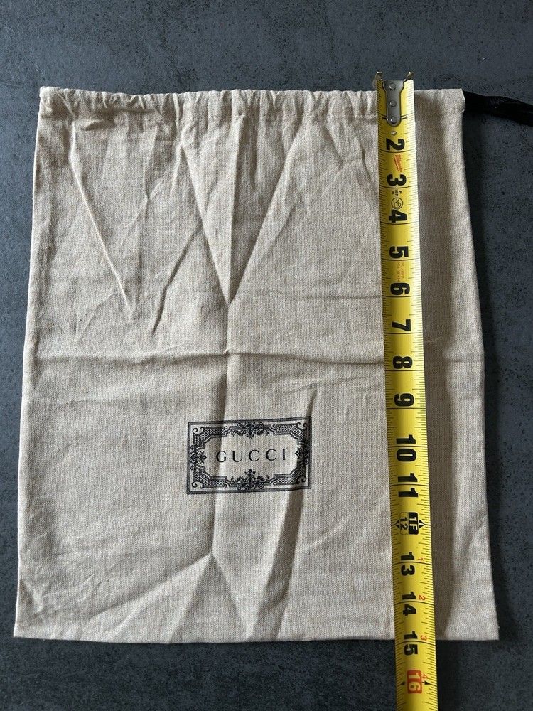 Gucci Drawstring Dust Bag 12 X 15 Inch