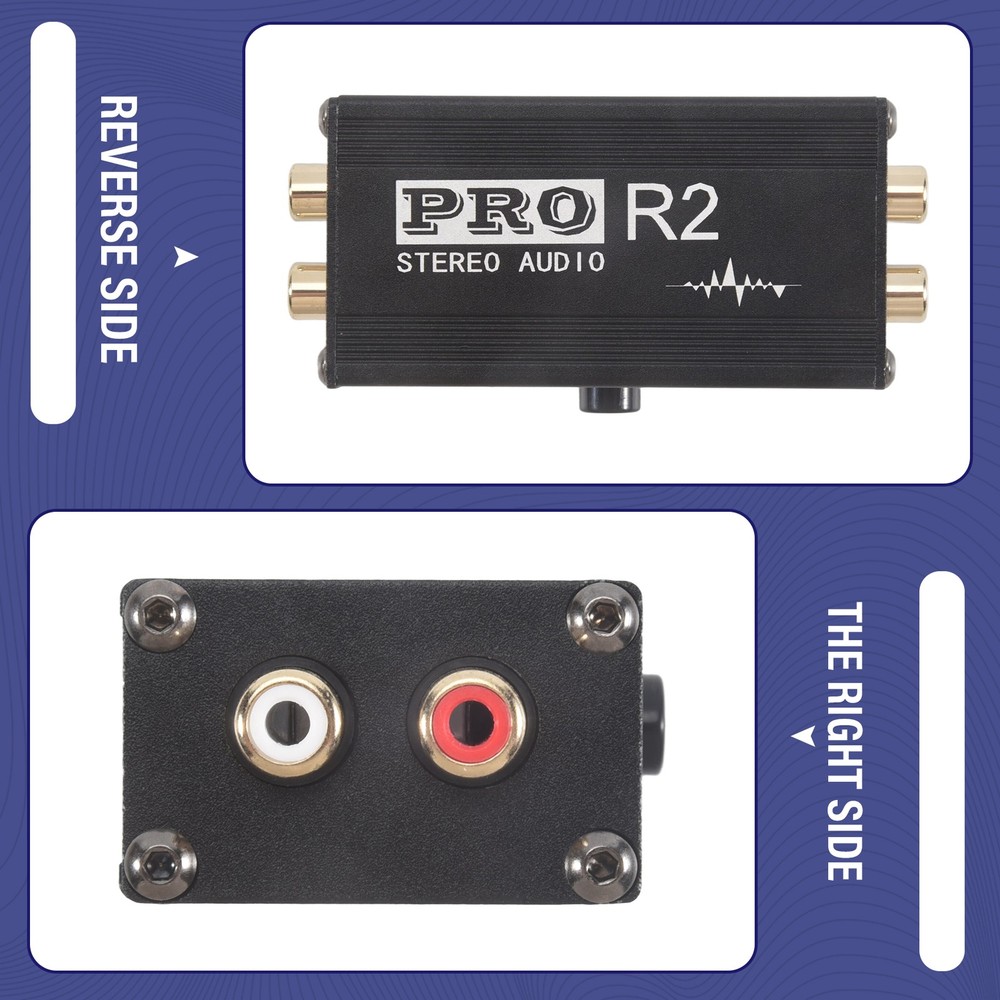 Ground Loop Audio Isolator Noise Suppressor Isolator for PC O6E94053