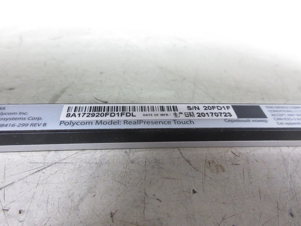 Polycom RealPresence Touch 12" Conferencing Touchscreen Controller Used