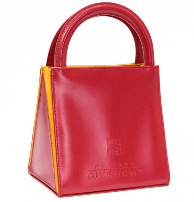 GIVENCHY Vintage Mini Handbag PVC Red 73290