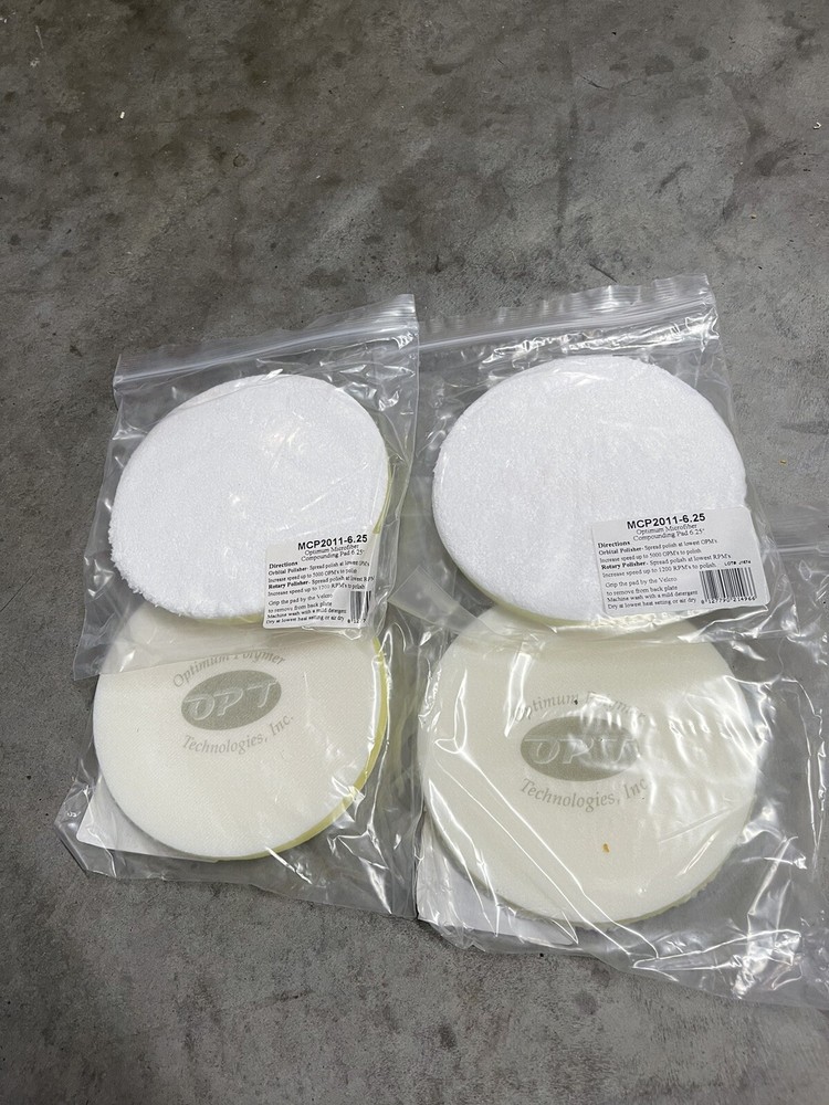 Optimum Microfiber Compounding pad 6.25 in. OPTIMUM POLYMER TECHNOLOGIES