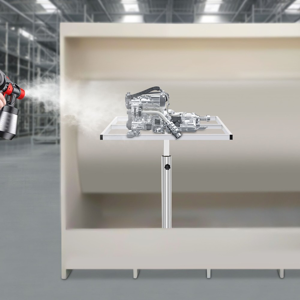 Stainless Steel Rotating Work Stand Paint Spraying or Model Making Platform