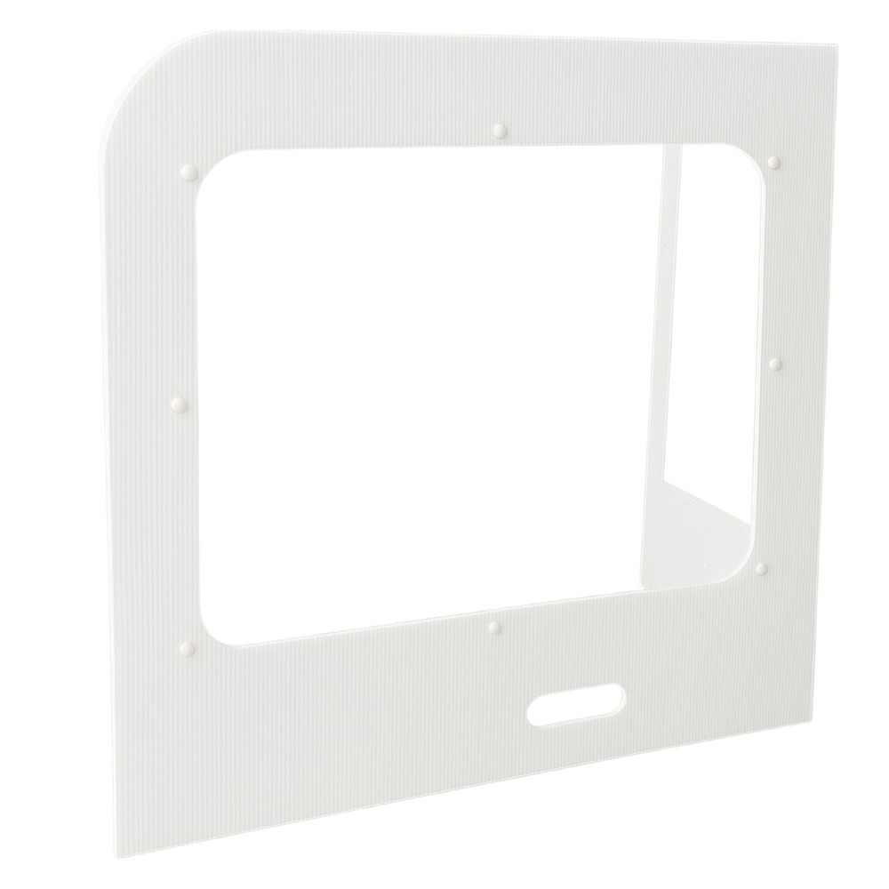 FlexView Shield 2 Pack Durable Easy Carry Plastic Desk Dividers