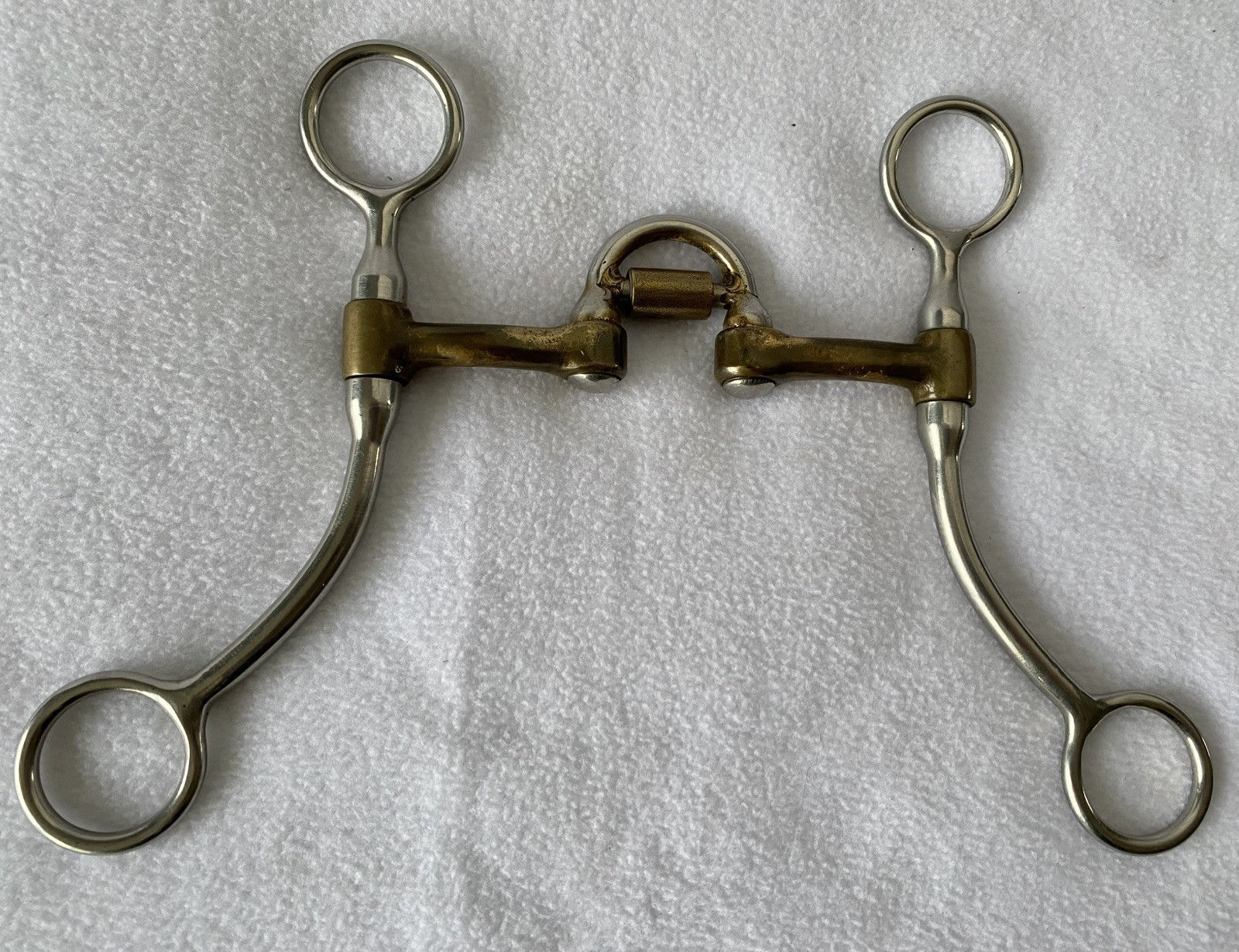 DH Don HANSEN Genuine HandMade 5" Copper Correction Roller Mouth Western Bit