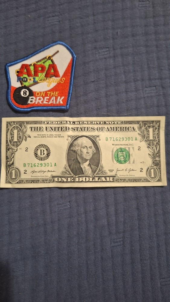 APA Pool Leagues On the Break patch NEW