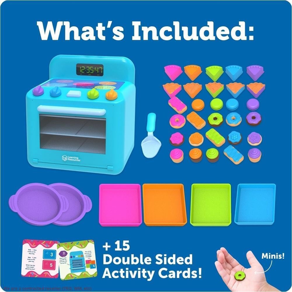 Learning Resources Sorting Sweets Mini Oven: 56-Piece Set