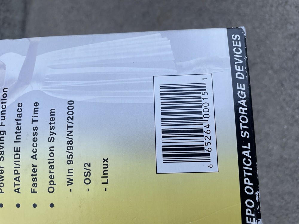 EPO 54X CD Rom Drive Supports Multi Read Function Version 1.32 2002 NEW OPENED