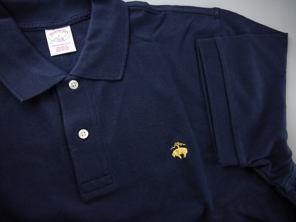 BROOKS BROTHERS POLO SHIRT 1818 Men's Performance ORIGINAL Fit L XL 2XL New $89