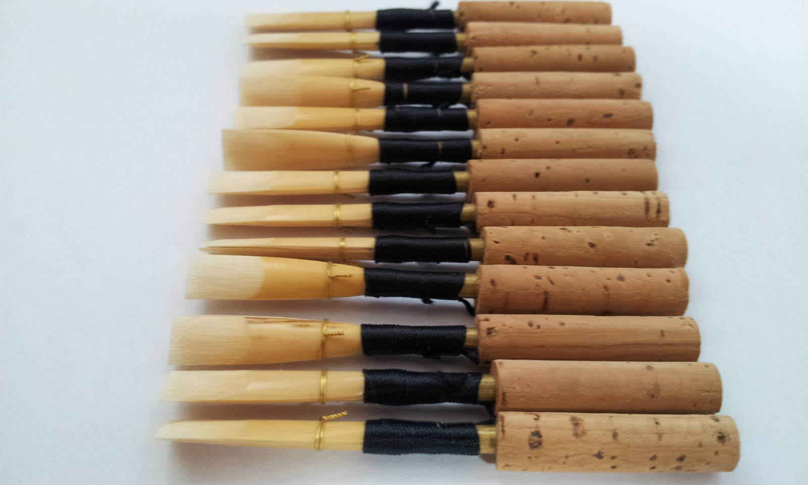 3 Oboe reeds / Handmade / Medium-Soft / Chiarugi No.2 47mm / FREE SHIPPING