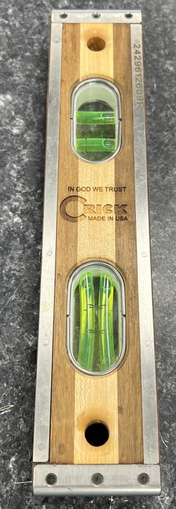 Crick Tool 12 In. Level With Green Vials