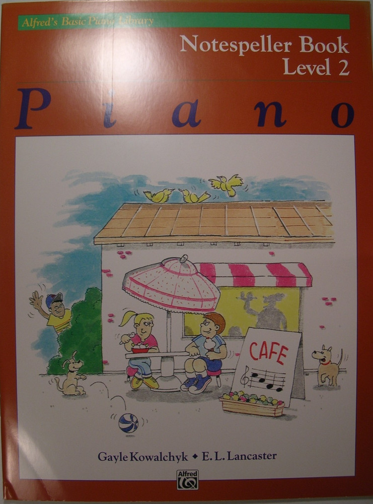 New Alfred's Basic Piano Library Notespeller Music Book Level 2 #3514