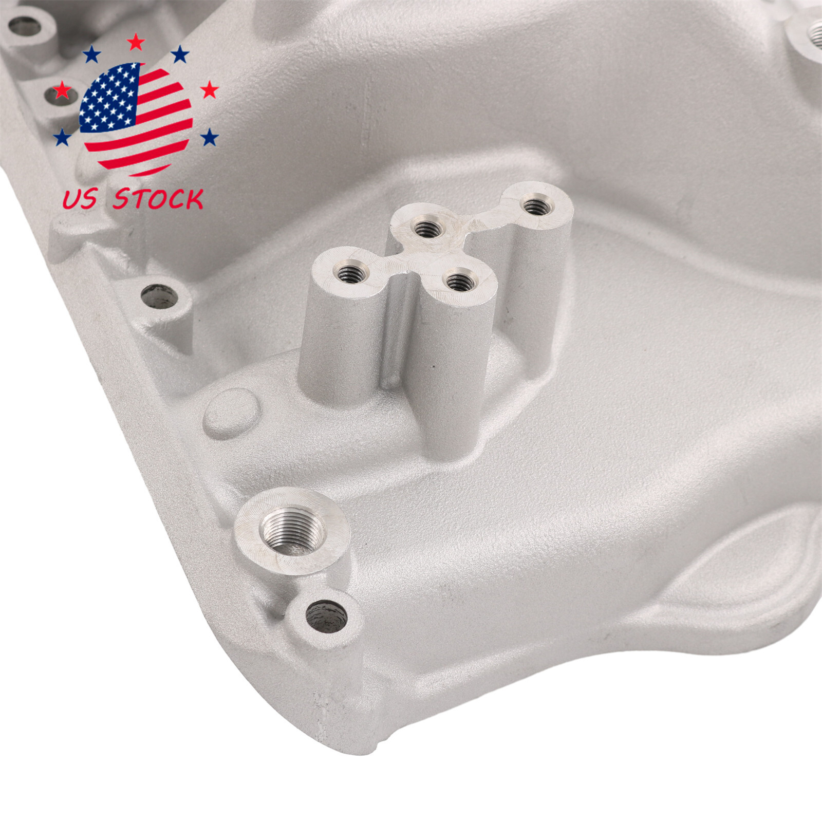 For Ford Small Block Windsor 351W V8 5.8L Aluminum Dual Plane Intake Manifold