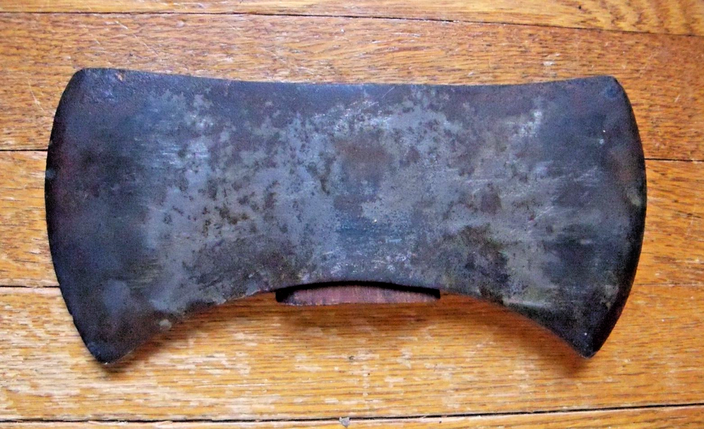 Vintage Unmarked Heavy Double Bit Axe Head