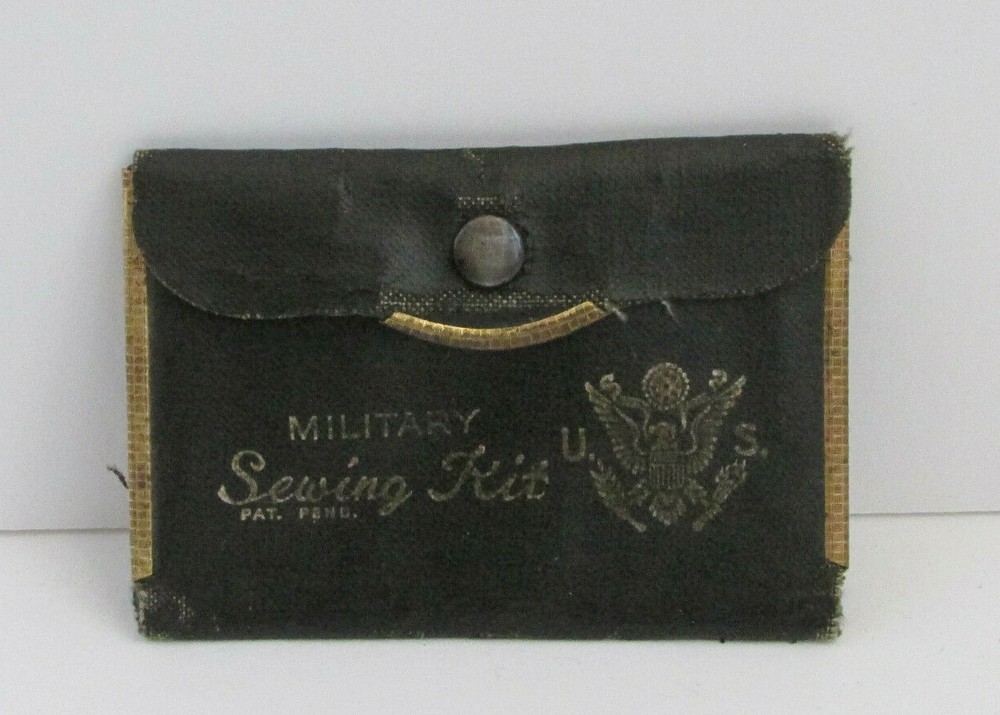 VINTAGE US Army Military Sewing Kit World War II (INCOMPLETE - SEE LISTING)