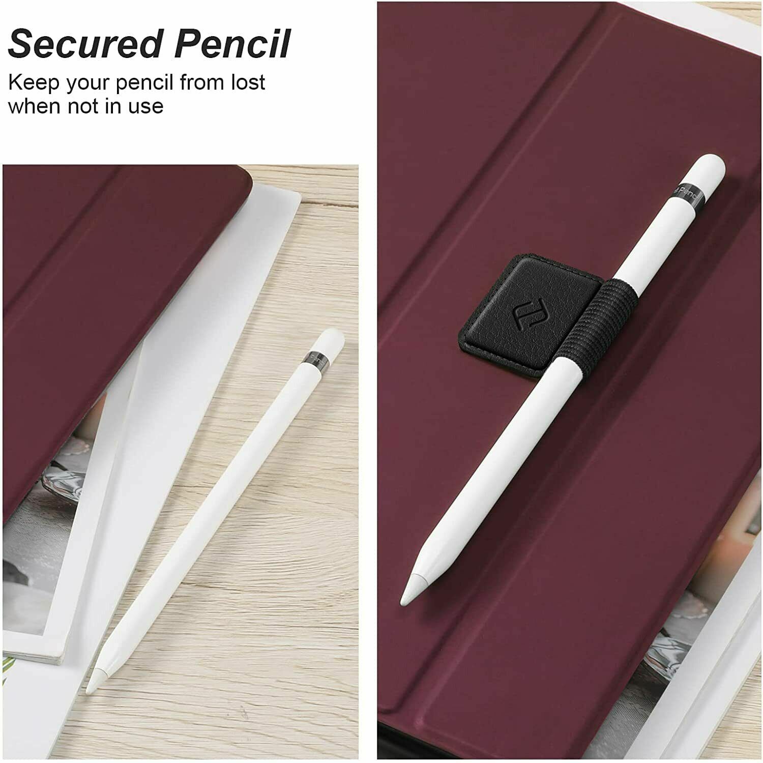 [4 Pack] Pen Loop Holder for Apple Pencil 1st 2nd Gen Elastic Adhesive Pen Pouch