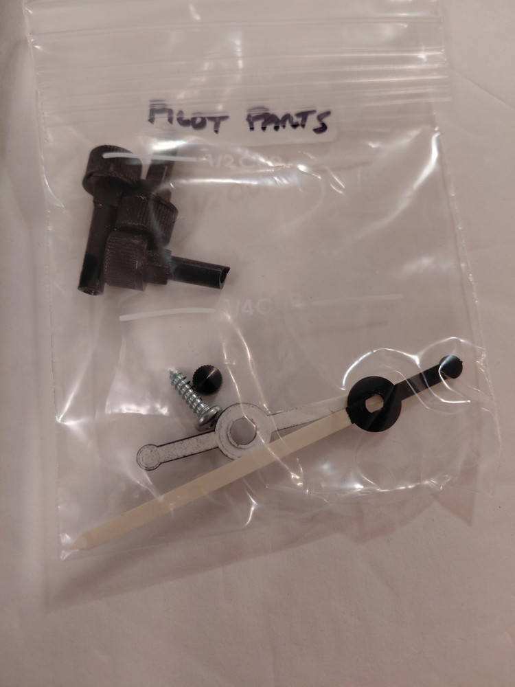 TRINTEC Artificial Horizon Clock & Airspeed Indicator Thermometer Console AS IS