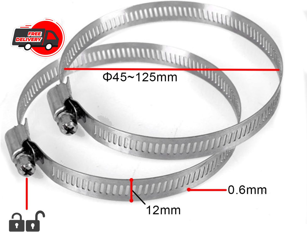 Universal Vertical Pole Mount for Security Camera Solid Metal Bracket with Loops