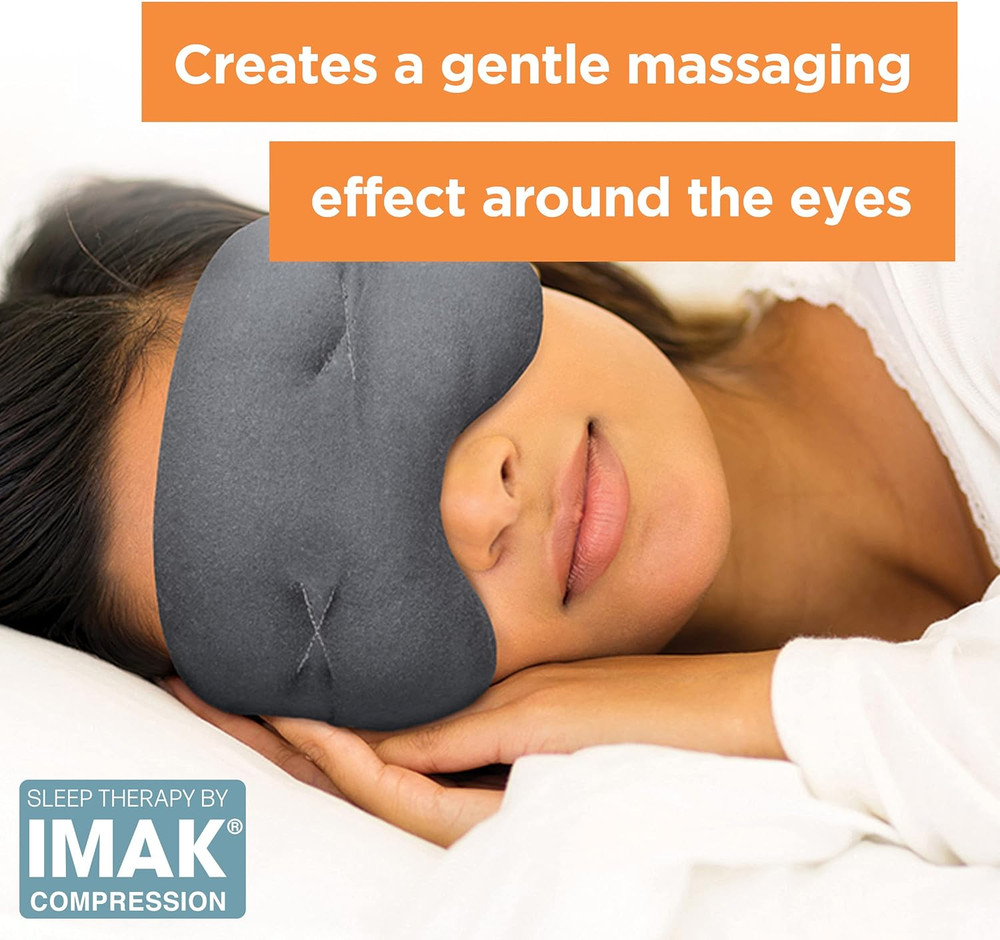 Eye Pillow - Compression Eye Mask for Headache Support - Soothes Strain - Eases
