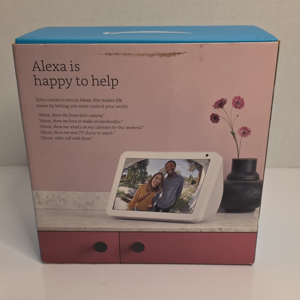 Amazon Echo Show 8 Smart Display Alexa Bluetooth 3.5mm Line Out