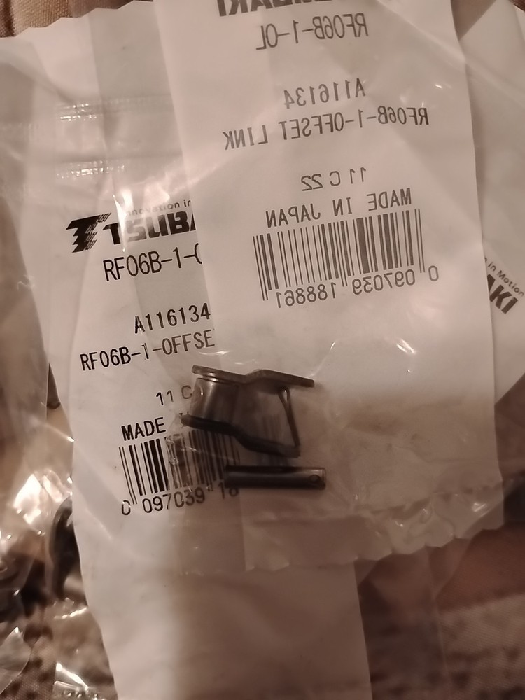 Tsubaki Rf06b-1-0l Offset Link 5 For $50 !!!