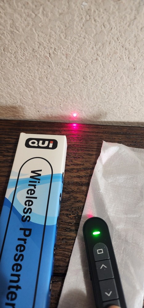 Wireless Presenter Remote for PowerPoint, Mac Windows - Slide Advancer